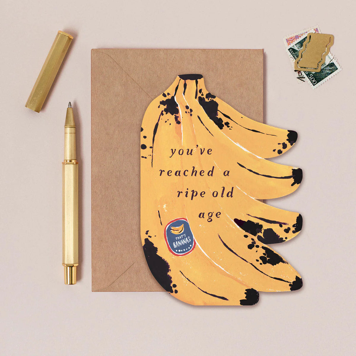Ripe Bananas Birthday Card
