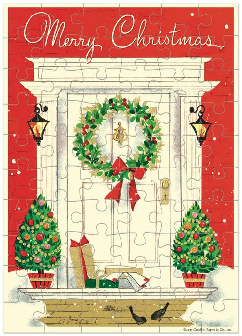 Merry Christmas Puzzle Greeting card