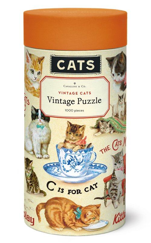 Vintage Cats 1000 Piece Puzzle