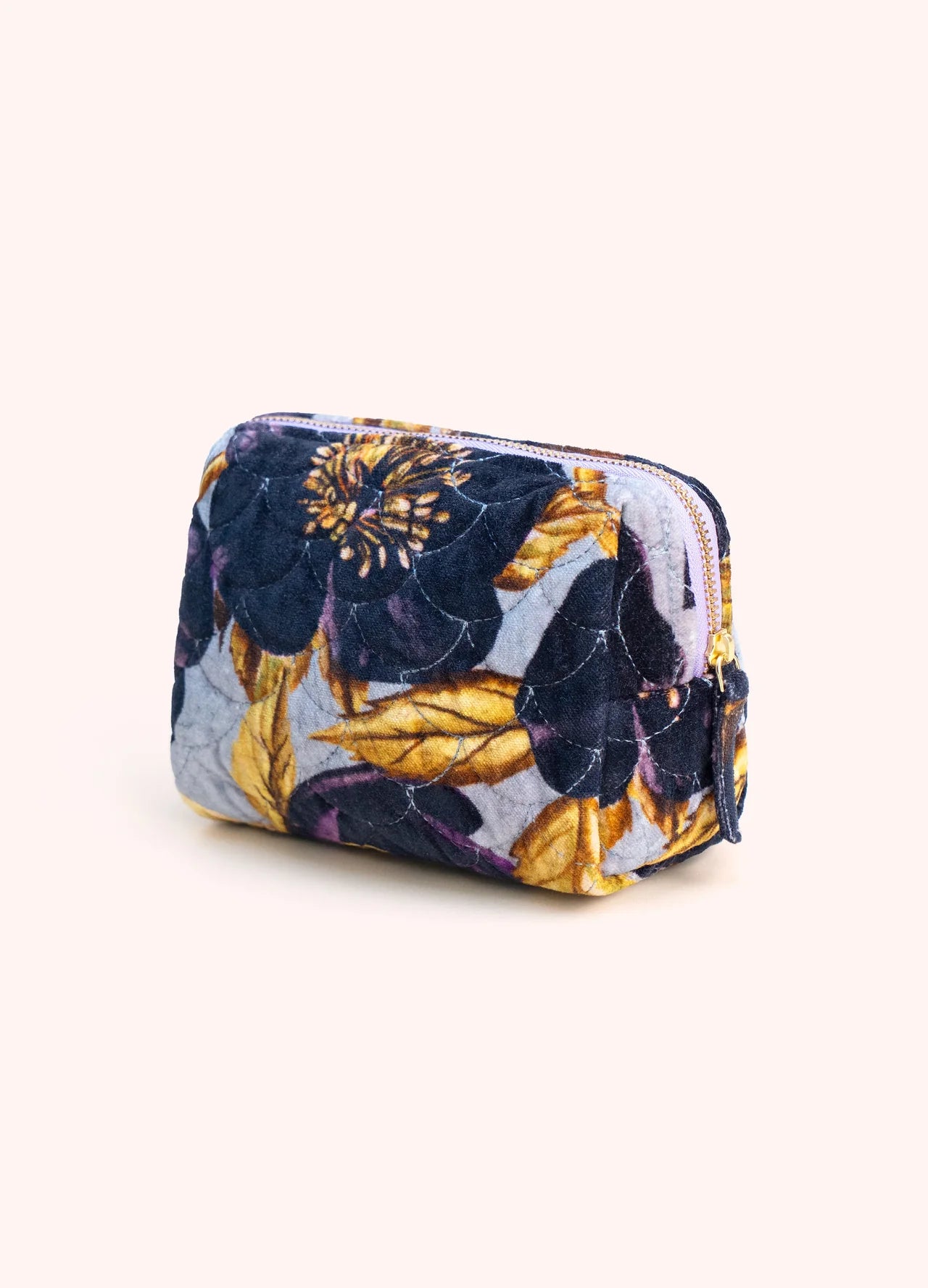 Velvet Vanity Bag - Hellebore Quilted