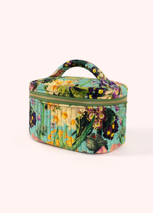 Quilted Velvet Vanity Case Spring