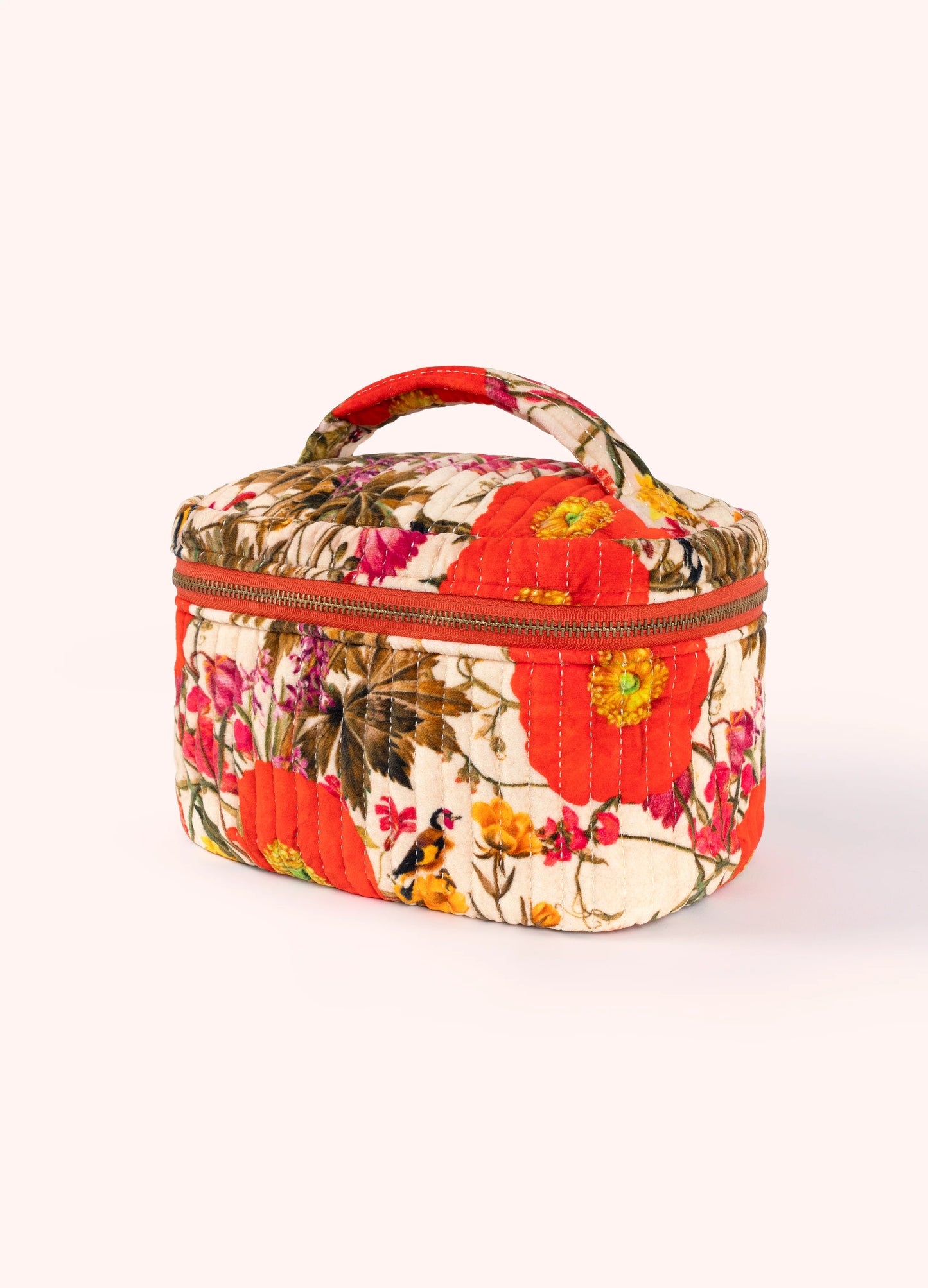 Quilted Velvet Vanity Case - Fine Fl