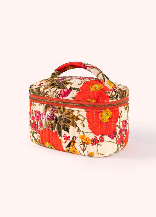 Quilted Velvet Vanity Case - Fine Fl