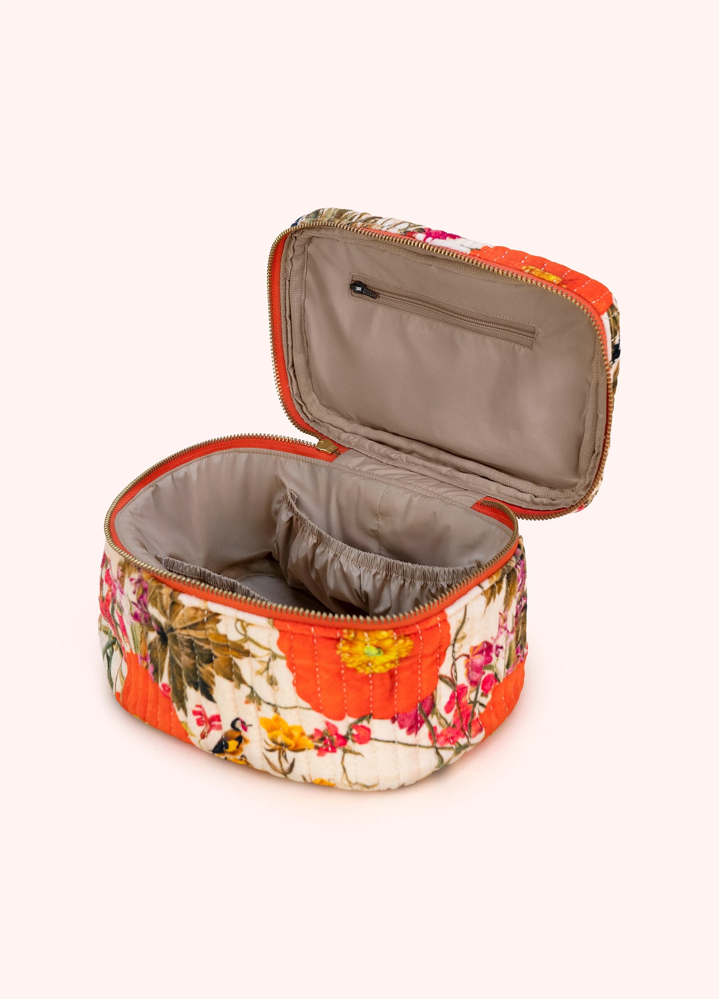 Quilted Velvet Vanity Case - Fine Fl