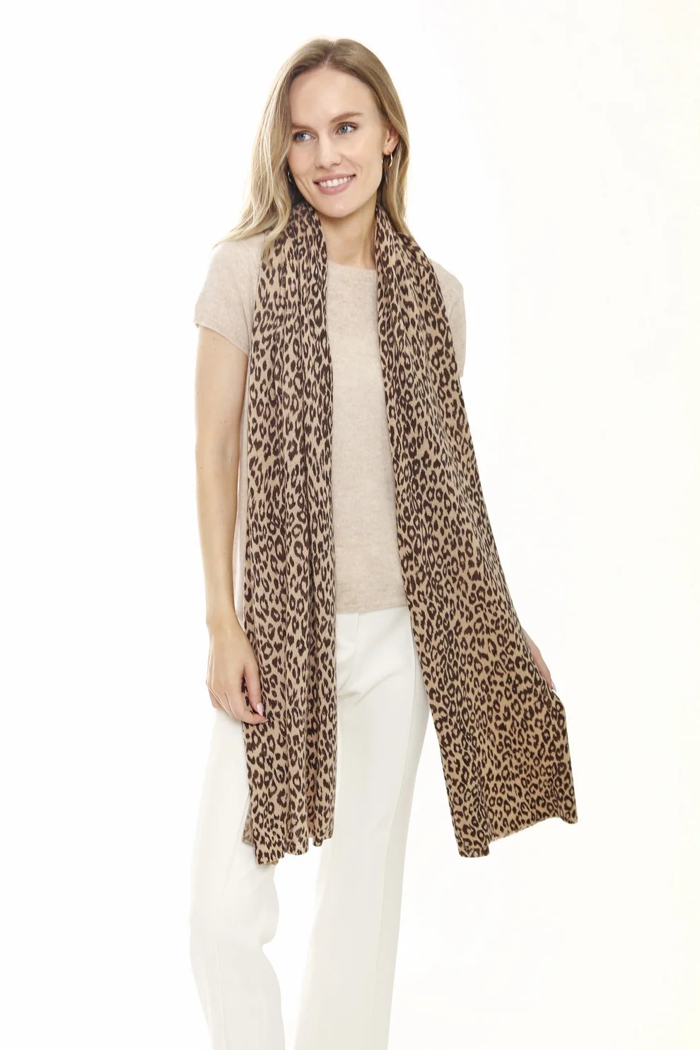 Cashmere Animal Print Scarf
