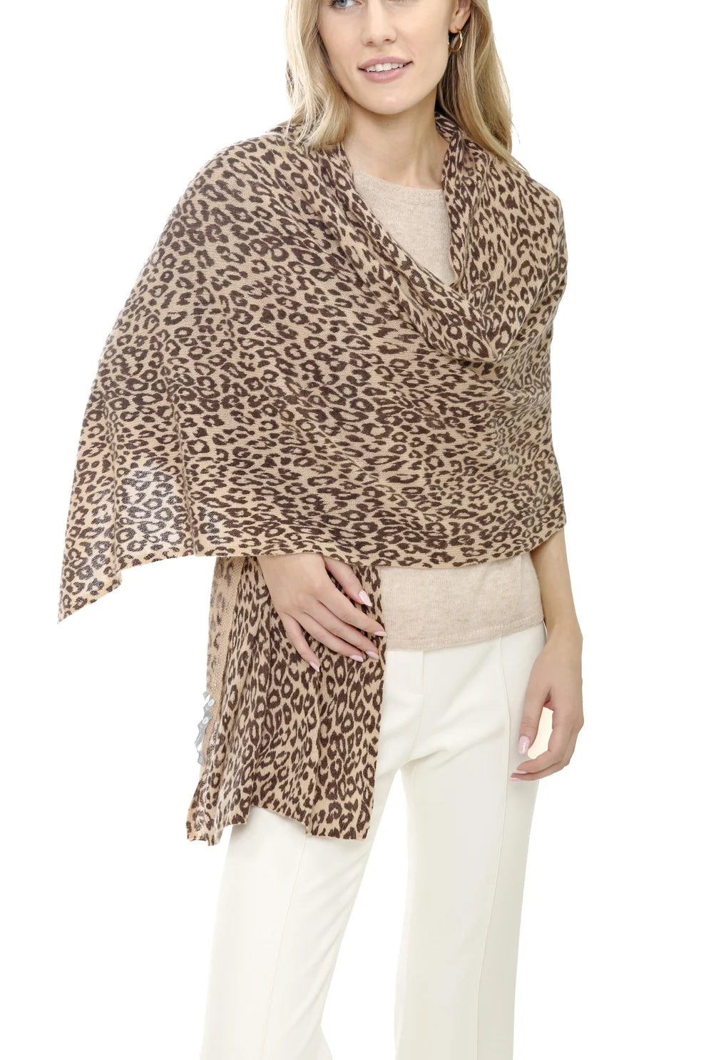 Cashmere Animal Print Scarf