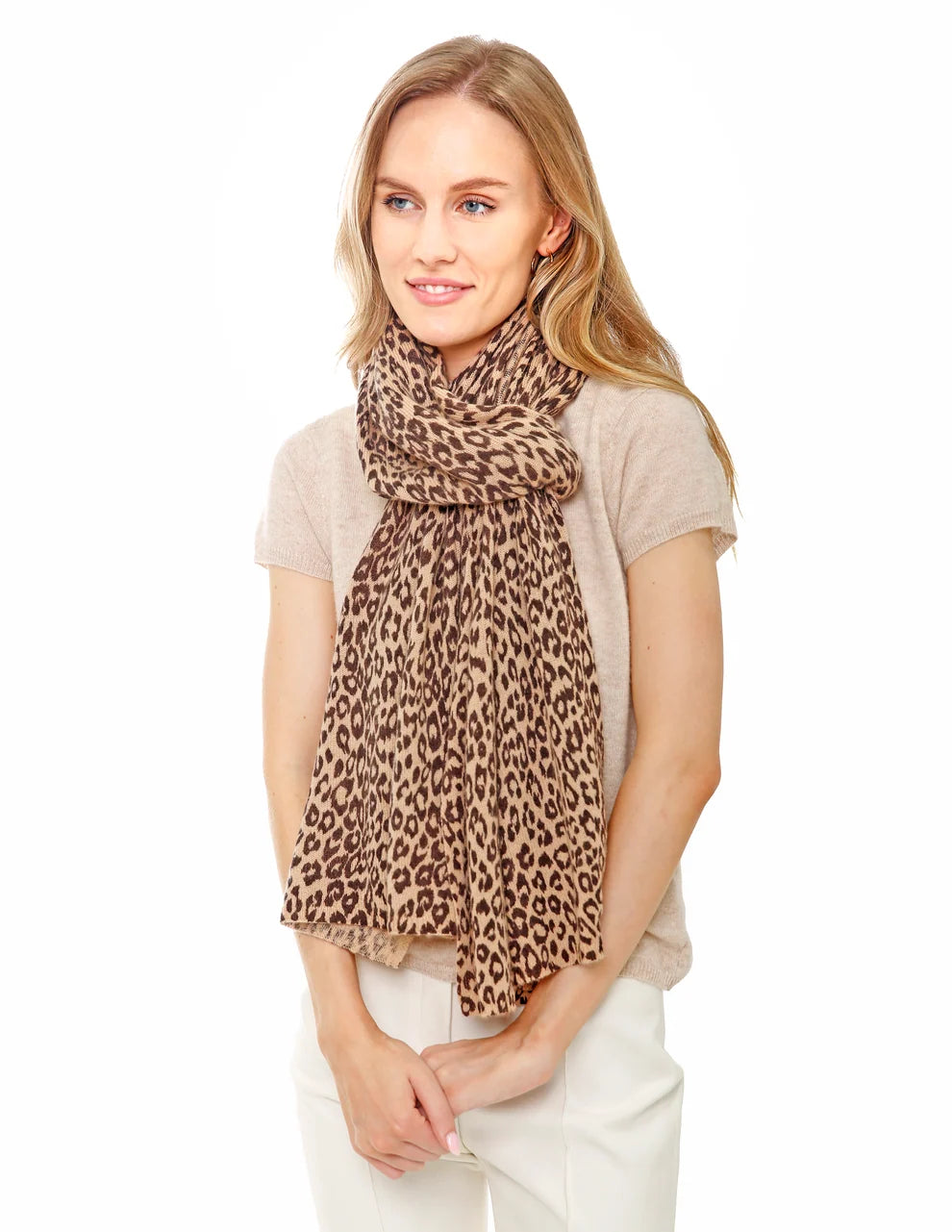 Cashmere Animal Print Scarf