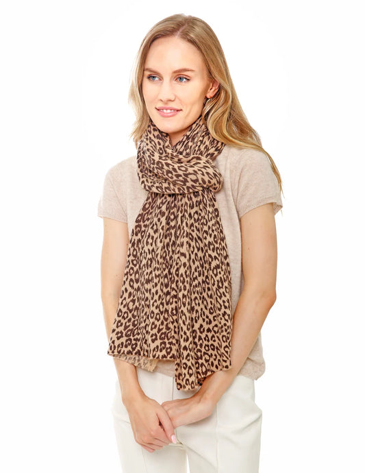 Cashmere Animal Print Scarf