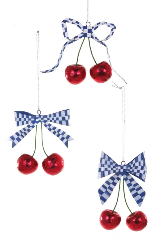 Coquette Cherries Ornament