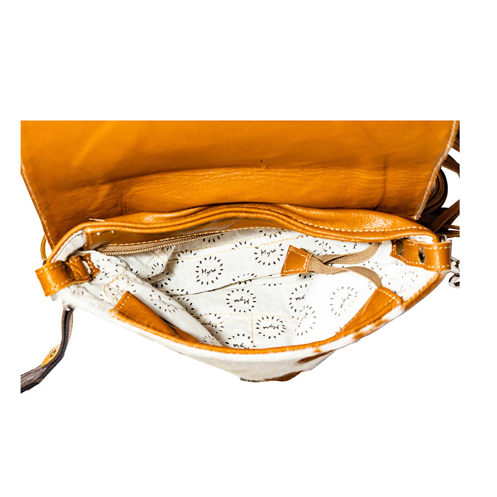 Saba Trail Hand-Tooled Bag | Light & Brown