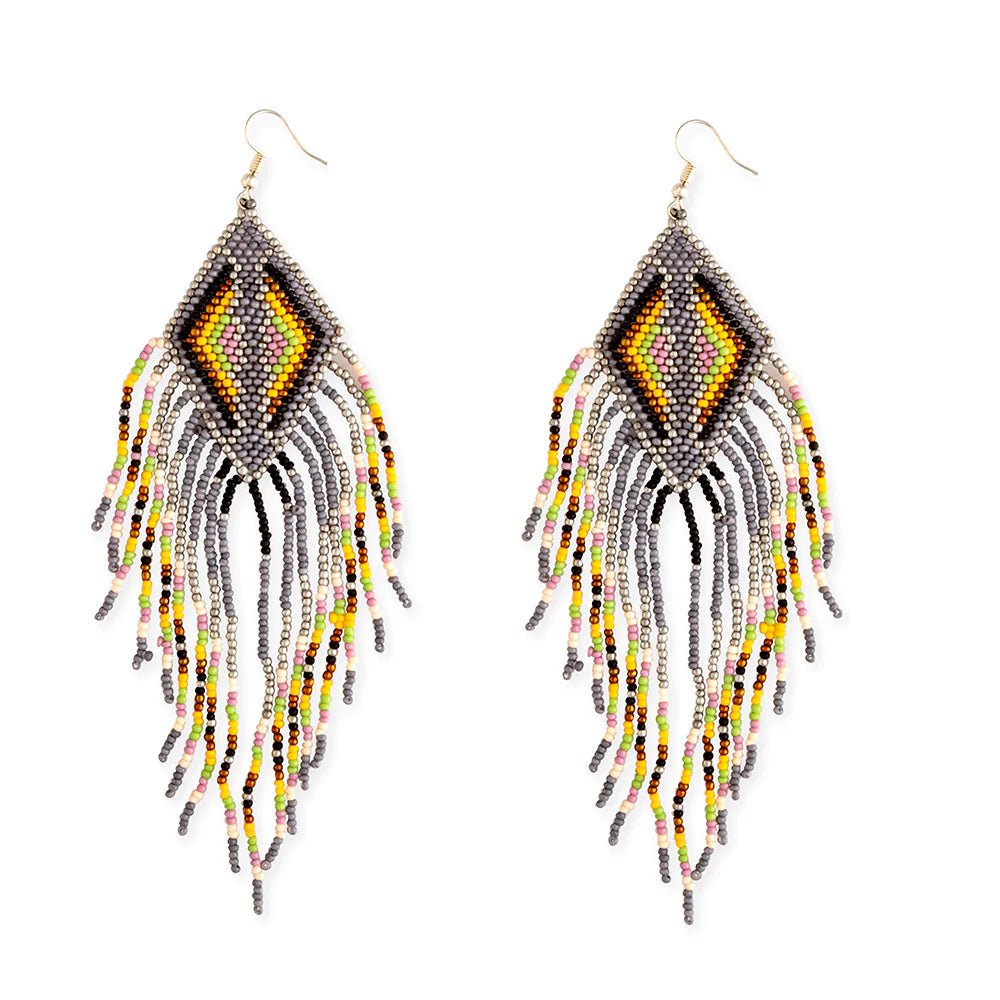 Empress Trail Beaded Earrings