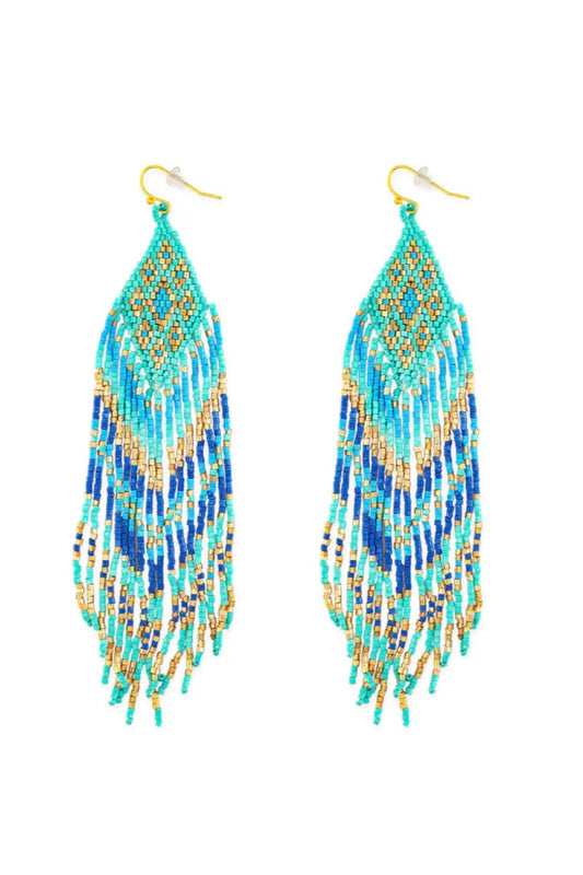 Waterfall Beaded Earrings