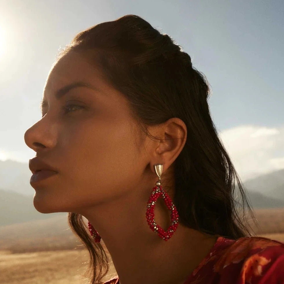 Sunset Bluff Beaded Earrings