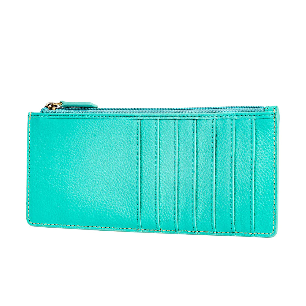 Foothill Creek Long Credit Card Holder | Turquoise