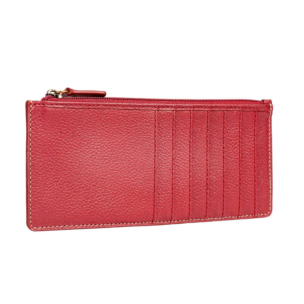 Foothill Creek Long Credit Card Holder | Red