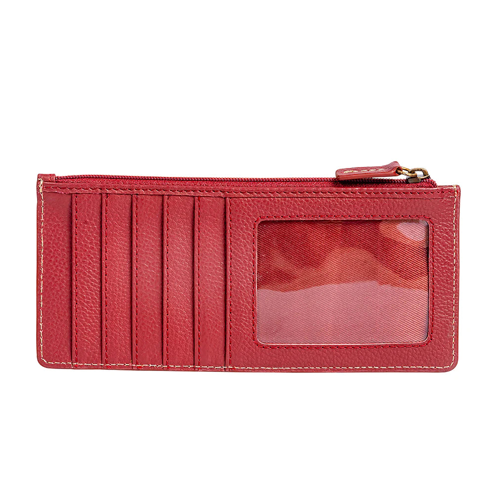 Foothill Creek Long Credit Card Holder | Red