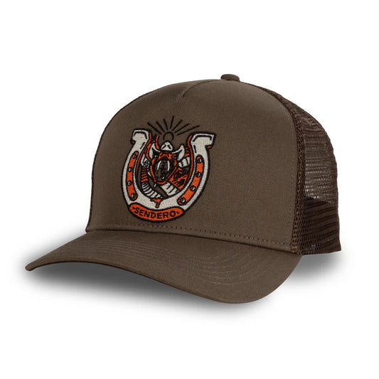 Snake Luck Hat-Brown