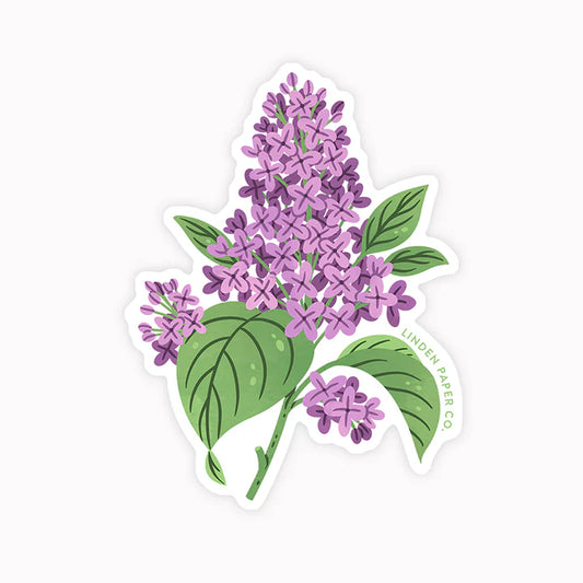 Lilac | Clear Vinyl Sticker