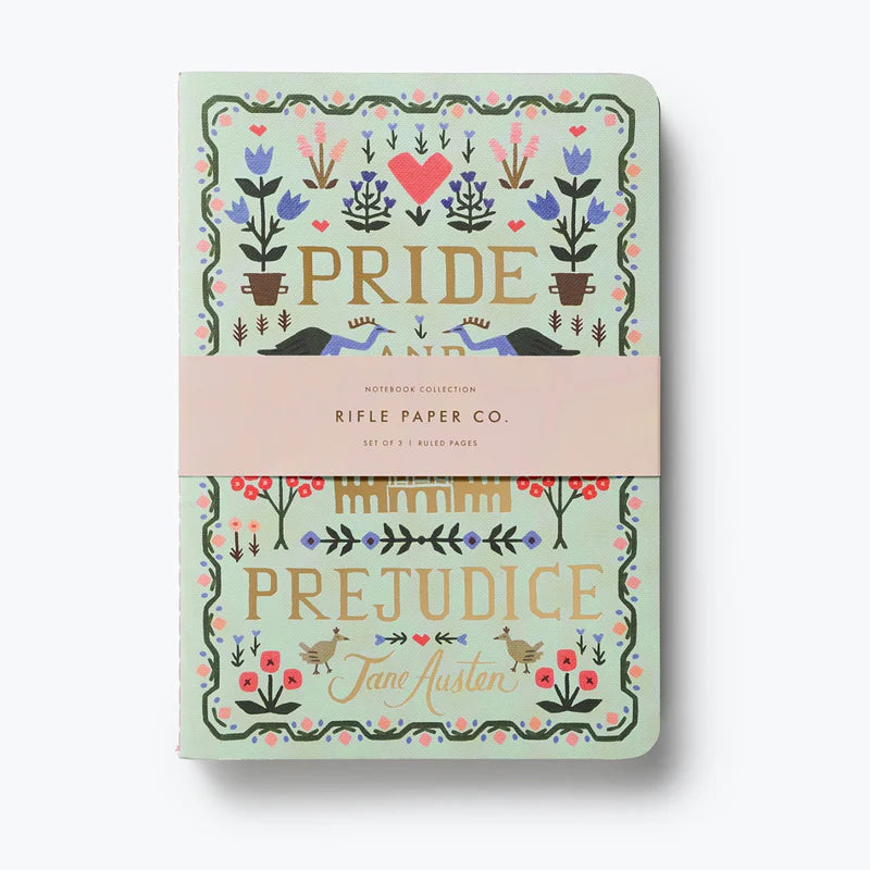 Assorted Set of 3 Jane Austen Notebooks