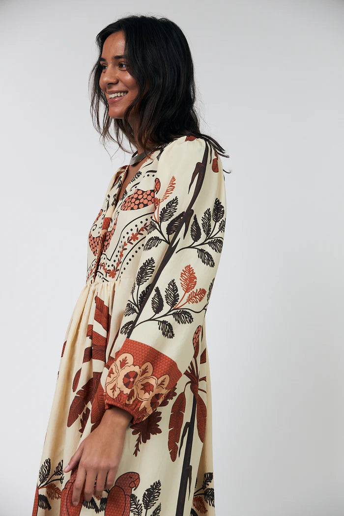 SaraiLL Maxi Dress | Creme