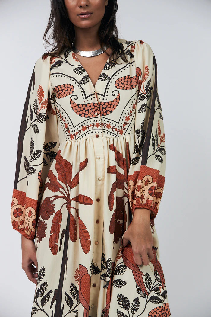 SaraiLL Maxi Dress | Creme