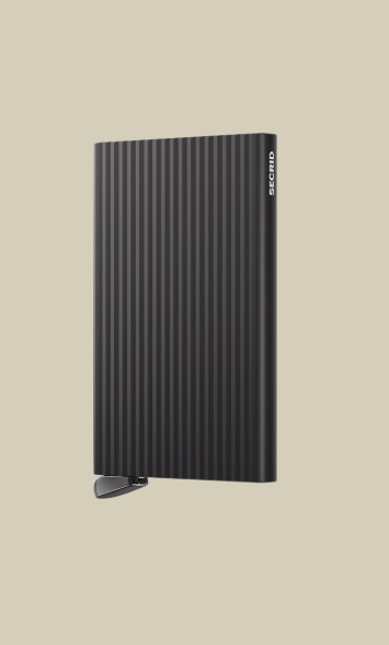 Premium+ Fluted Card Protector | Black