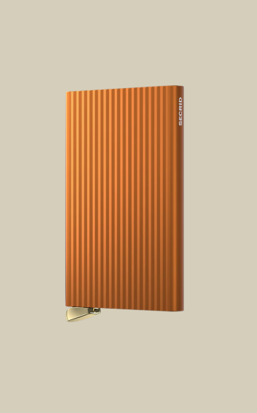 Premium+ Fluted Card Protector | Orange