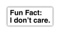 Fun Fact Sticker