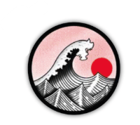 Pink Sky Wave Sticker