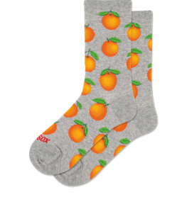 HOTSOX Women's Orange Crew Socks
