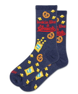 HOTSOX Women's Lookin Like A Snack Floral Crew Socks