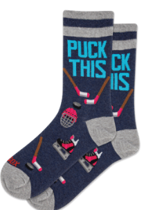 HOTSOX Women's Puck This Socks