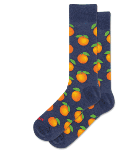 HOTSOX Men's Oranges Crew Socks