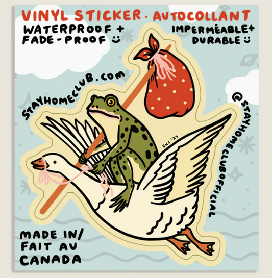 Goose Ride  | Waterproof Vinyl Sticker