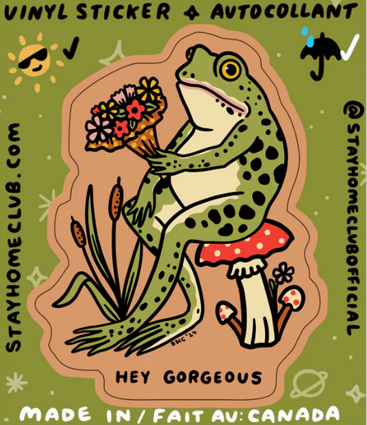 Hey Gorgeous | Waterproof Vinyl Sticker