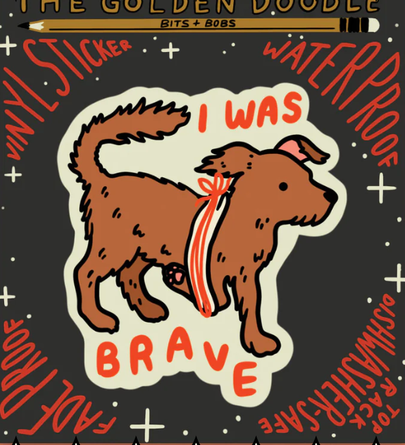 I Was Brave | Waterproof Vinyl Sticker