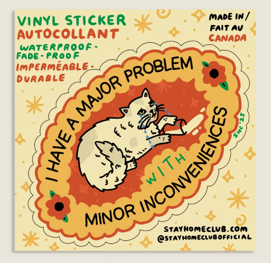 Major Problems | Waterproof Vinyl Sticker