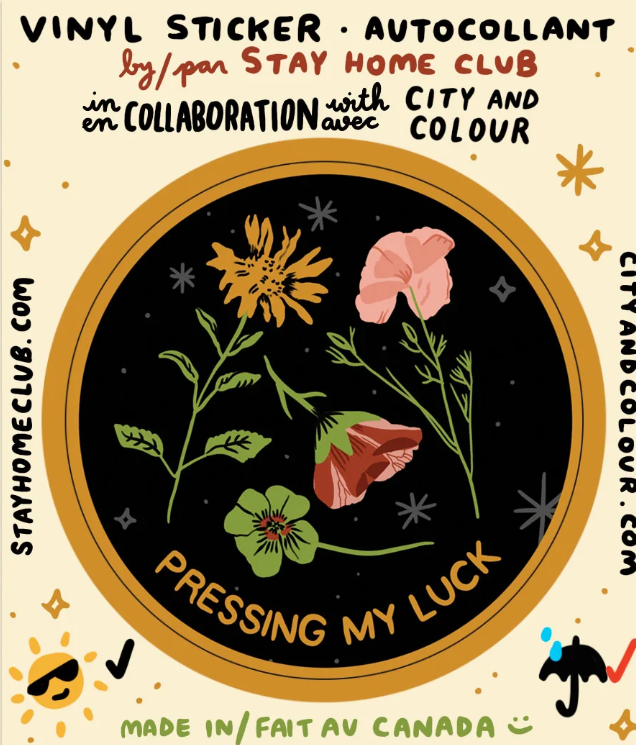 Pressing My Luck | Waterproof Vinyl Sticker