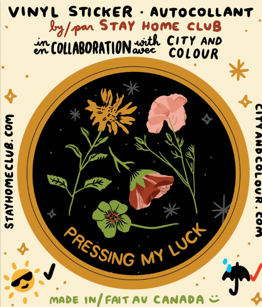Pressing My Luck | Waterproof Vinyl Sticker