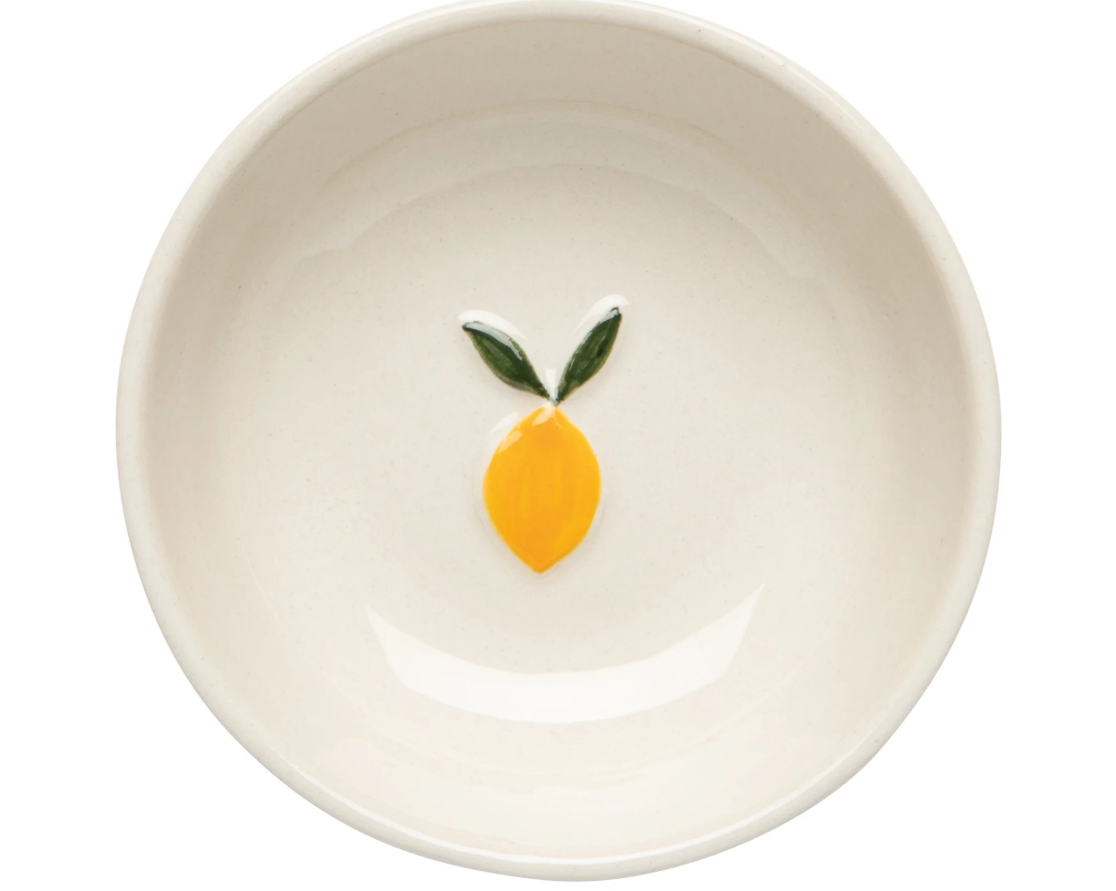 Lemon Embossed Pinch Bowl 3 Inch