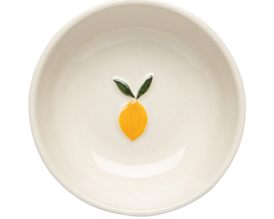 Lemon Embossed Pinch Bowl 3 Inch