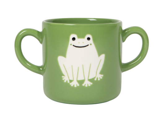 Ribbit Double Handle Mug