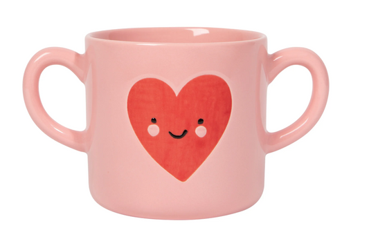 Heart to Heart Double Handle Mug