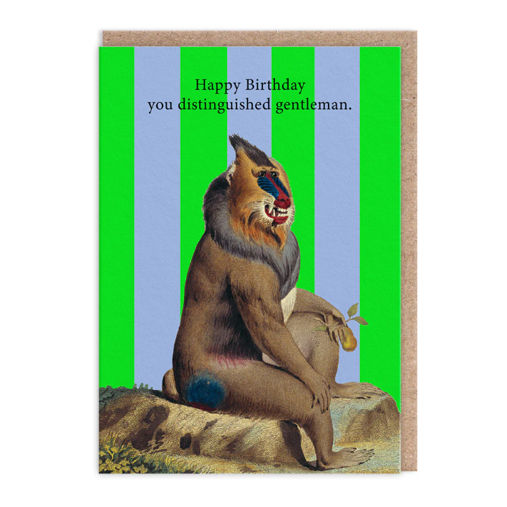 Distinguished Gentlemen Greeting Birthday Card