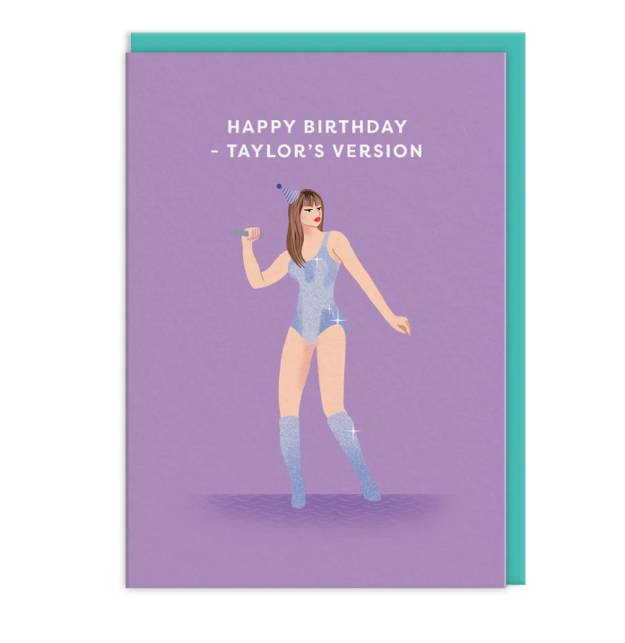 Taylor Swift Happy Birthday Card