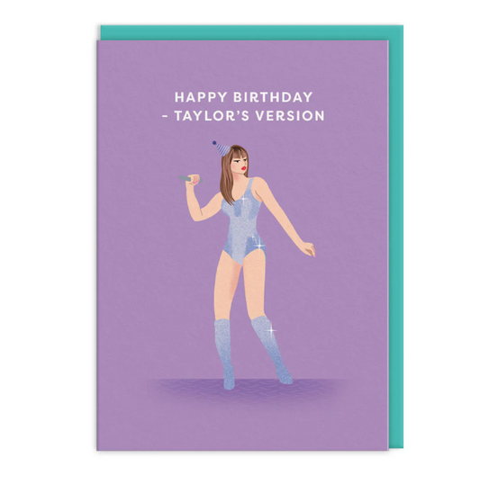 Taylor Swift Happy Birthday Card