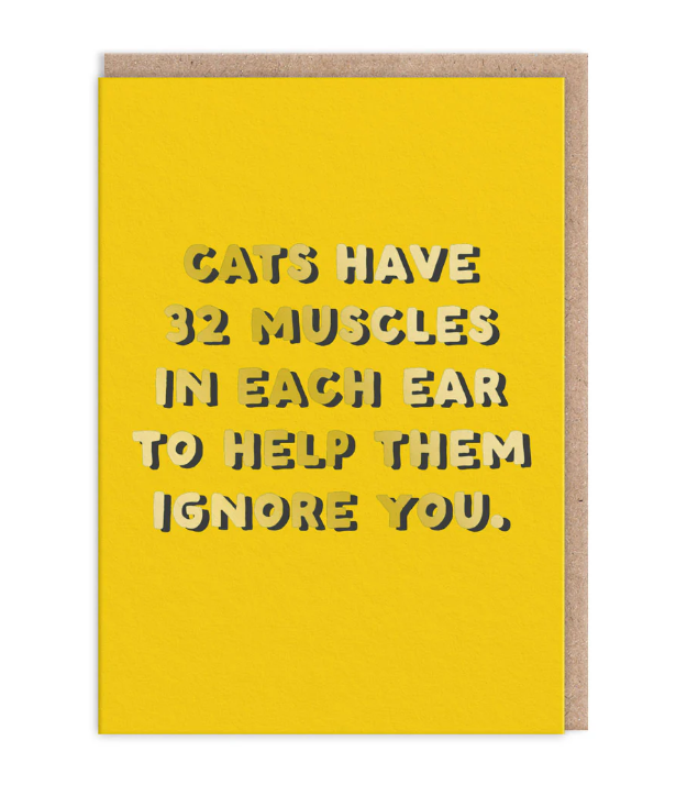 32 Muscles Greeting Card