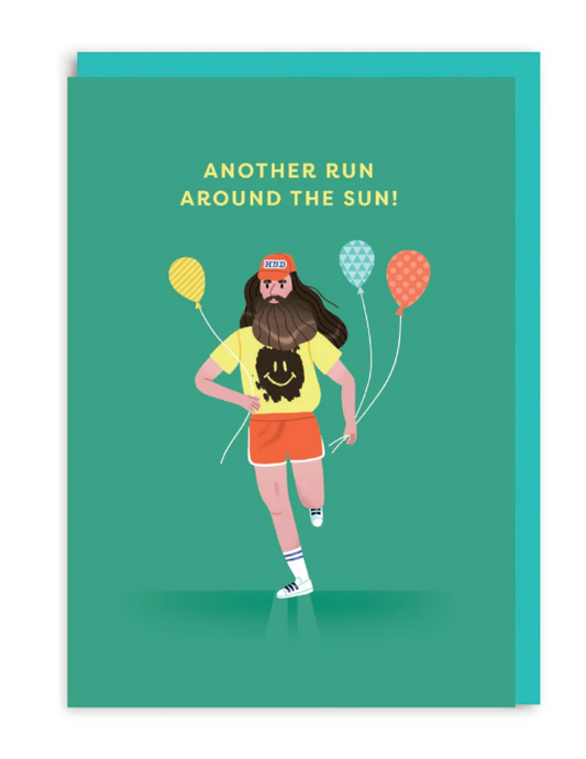 Forrest Gump Run Birthday Card