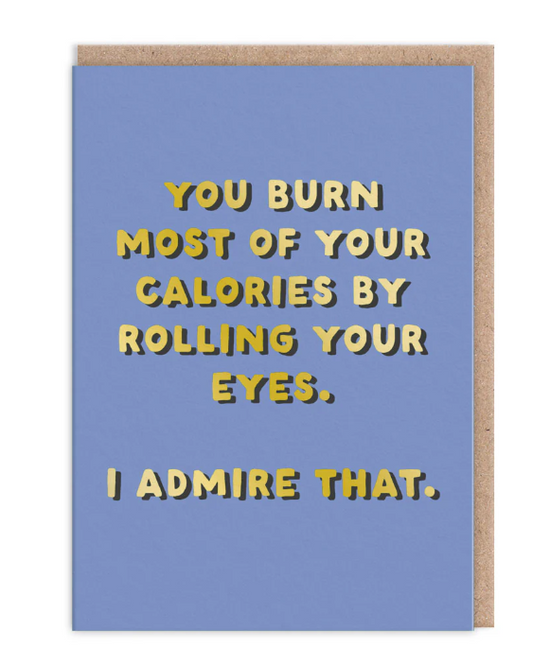 Rolling Your Eyes Greeting Card