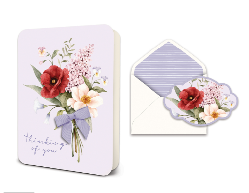 Posy Bouquet Deluxe Greeting Card